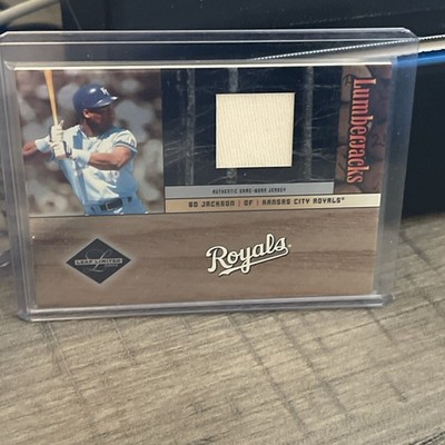 2004 Leaf Limited Lumberjacks Bo Jackson Jersey card 084/100