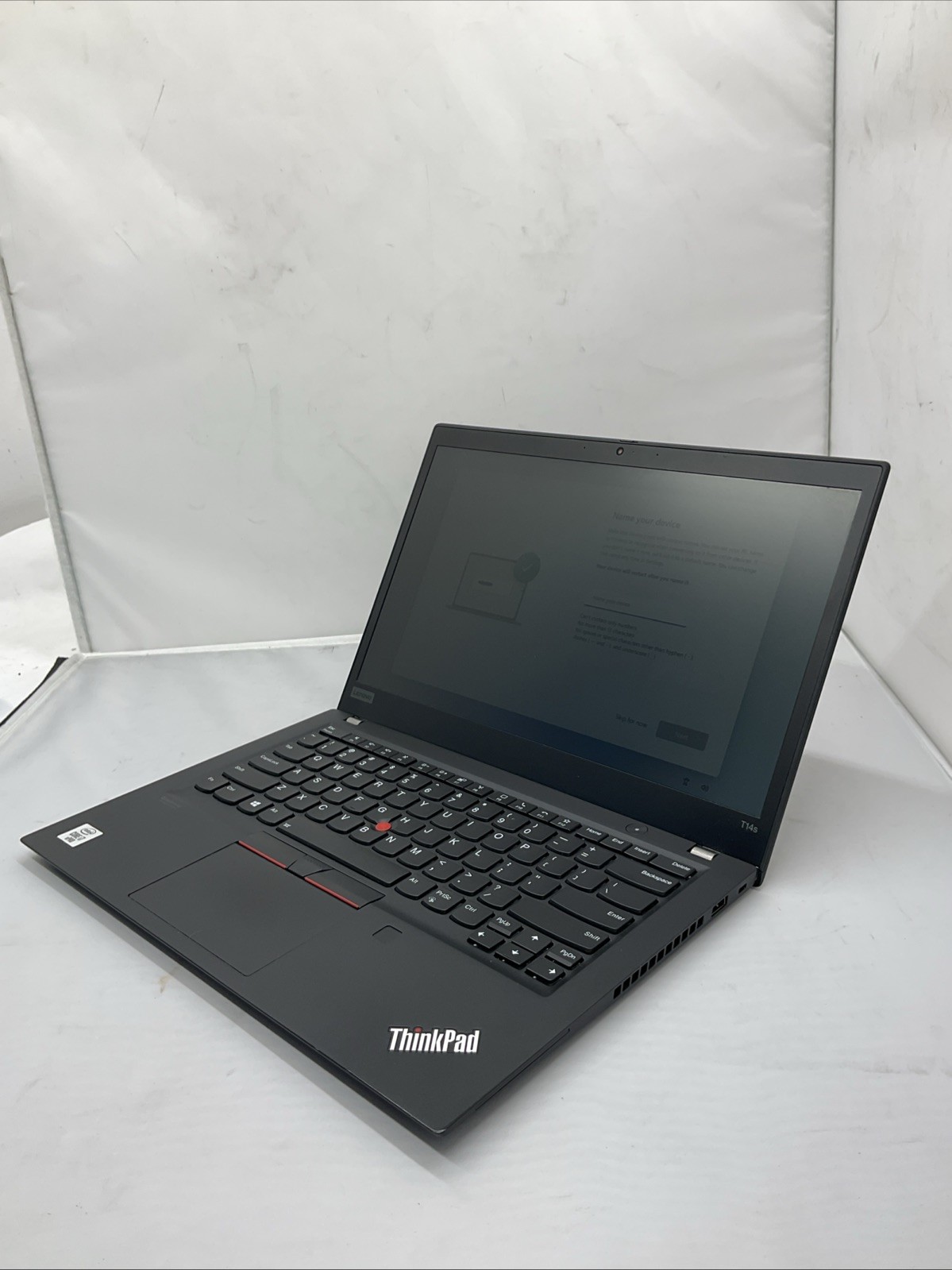 Lenovo T14s Gen 1, 14-Inch Laptop, with Intel Core i7 10th Gen., 256 GB NVMe (Non-Volatile Memory Express), Windows 11 Pro