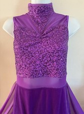 Weissman DANCE Costume, sequin unitard, Jazz/Ballroom/Salsa/Tap Sz.MA