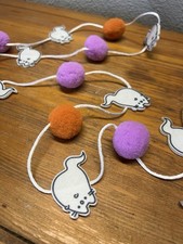 Pusheen Box Fall 2021 Halloween Boosheen Pom Pom Garland Exclusive ,Cat Ghost