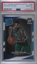 2017-18 Panini Donruss Optic Rated Rookie Jayson Tatum #198 PSA 10 GEM MT ya5