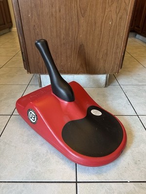 Zipfy Freestyle Mini Luge Snow Sled Red Black Downhill Winter Toboggan