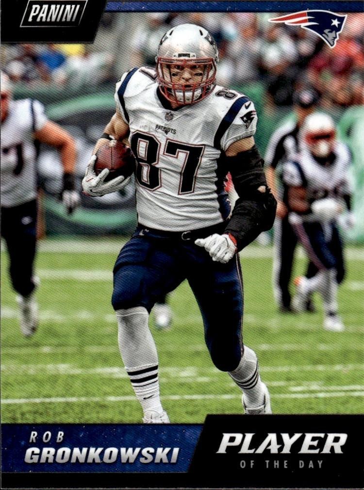 2018 Panini Player of the Day #26 Rob Gronkowski