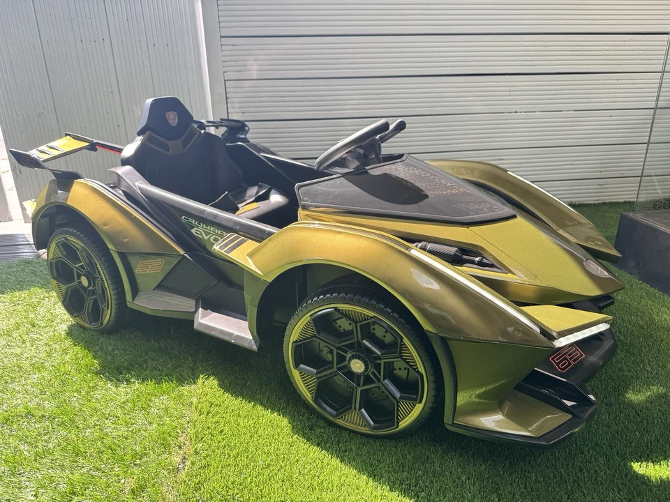 Lamborghini V12 Vision Gran Turismo Kids Ride on Car Custom Painted 2x390 Motors - Image 4 of 4