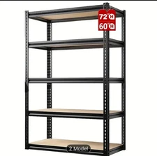 Storage Shelving Unit Garage Storage Rack 5-Tier Adjustable 2000 lbs Load