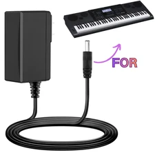 UL AC Adapter for Casio Digital Piano Keyboard WK-6600 WK-7600 Power Supply