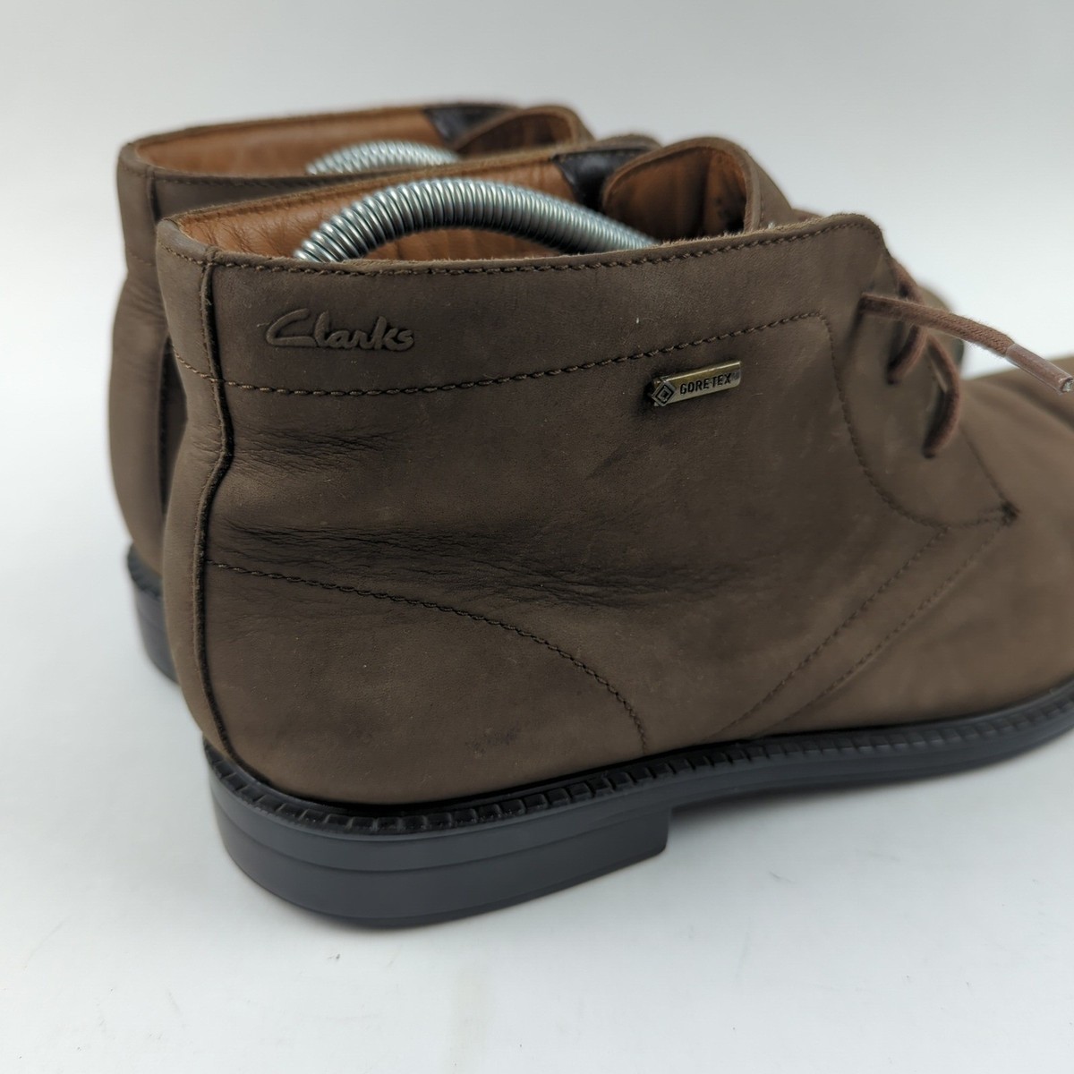 Clarks Leather Ankle‎ Boots Gore-Tex Waterproof Casual Brown Mens Size 7 GORE-TEX - Men main image 2