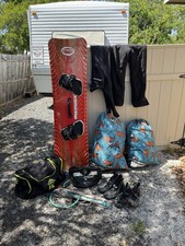 Litewave Kiteboard 2 Kites Boots Wetsuit Ready to Ride