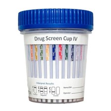 13 Panel Drug Test Cup   Detects FENT, KRA, Alcohol  More - Free Shipping