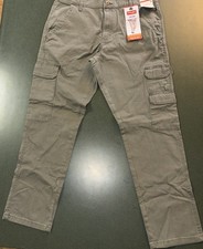 Brand New Wrangler Five Star Regular Fit Taper Leg Cargo Pants Beige 34 X 30