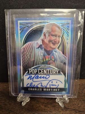 2024 Leaf Pop Century Charles Martinet Voice of Super Mario Auto /15 Nintendo