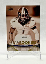 2012 UD FOOTBALL STAR ROOKIES JANORIS JENKINS SEPIA #/10 NORTH ALABAMA