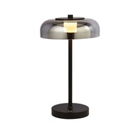 Led Tischlampe Touch 39 Cm Dimmbar Schwarz Grau 3000 K Nachttisch Leuchte