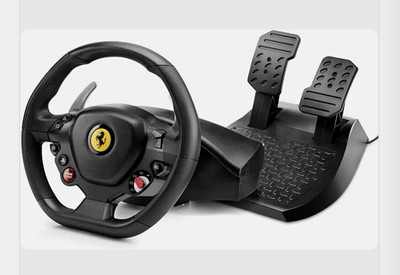 Thrustmaster T80 Ferrari 488 GTB Racing Wheel & Pedals, Wired PS4/PC Black