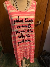 MIKEN SWIM COVER UP SIZE LARGE