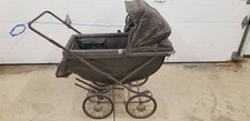 Antique Keppner Baby Carriage Pram Vintage Metal Stroller As-Is Decor Prop