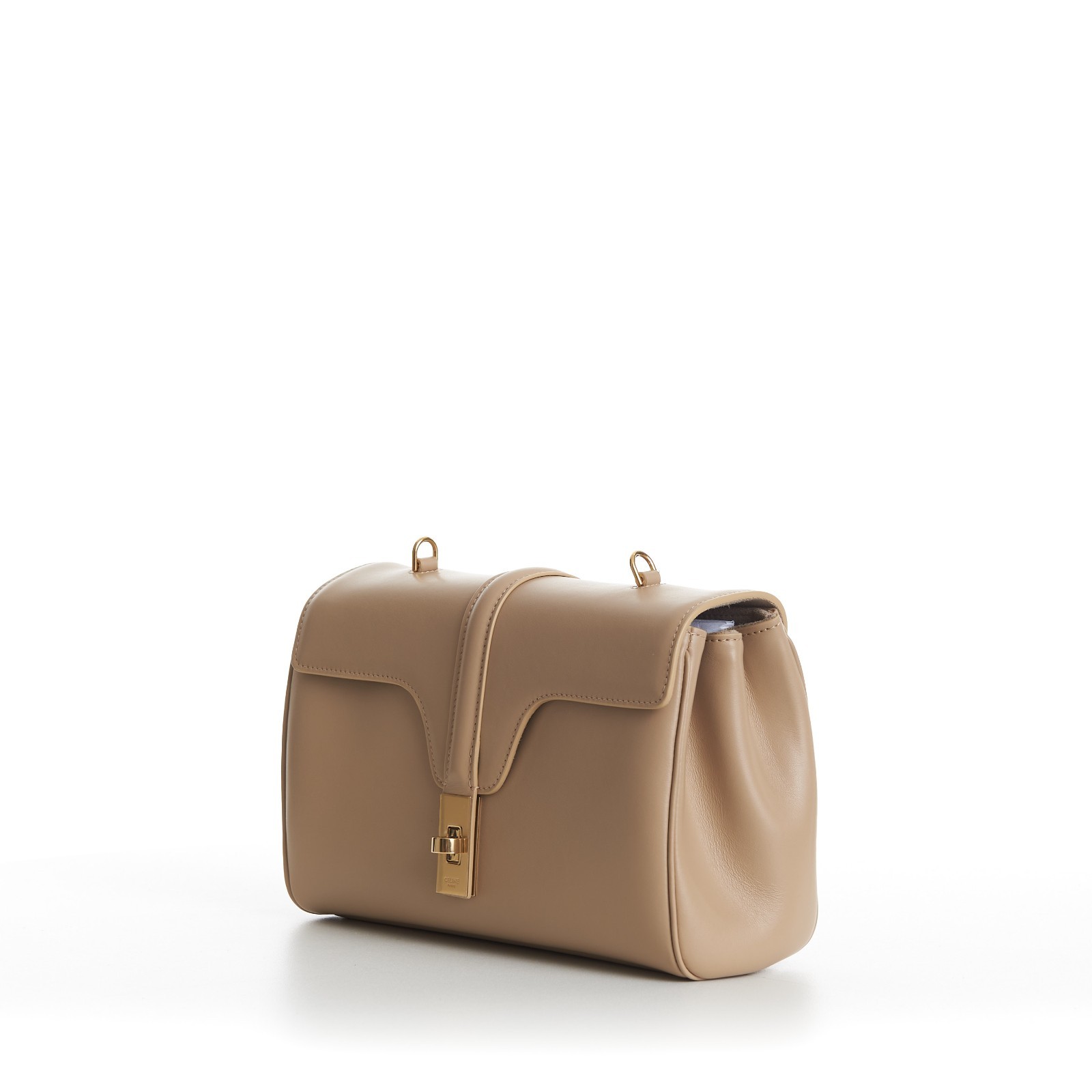 CELINE 2950$ Teen Soft 16 Bag - Smooth Calfskin, Beige image 4
