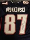 ROB GRONKOWSKI GRONK Signed New England Patriots NFL CUSTOM JERSEY COA Auto