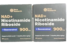 2 Pack - NAD+ - Nicotinamide Riboside - Healthy Skin Aging |EXP 11/26|