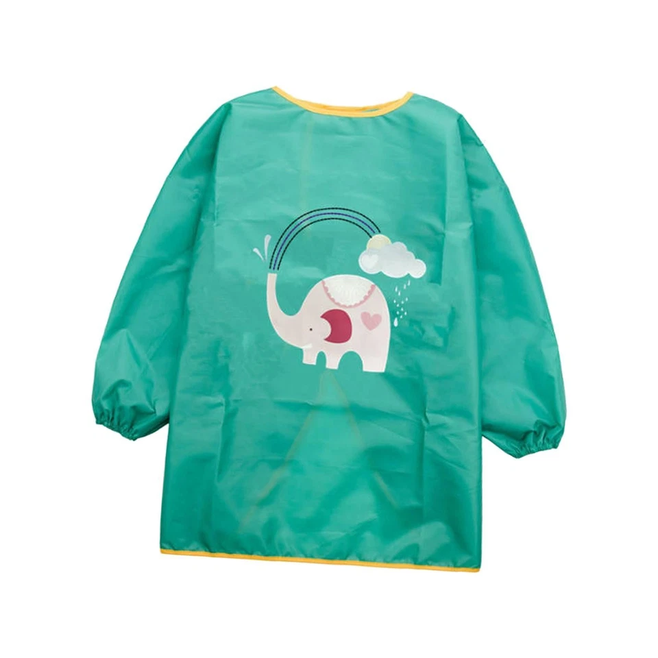 Tablier Peinture Enfant Imperméable avec Manches Longues En Polyester Léger - Photo 1/1