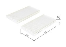 Innenraumfilter BOSCH 1 987 432 277 Partikelfilter für HYUNDAI KIA TUCSON JM JC