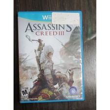 Mint Disc Nintendo Wii U Assassin's Creed III 3 - Inc Insert