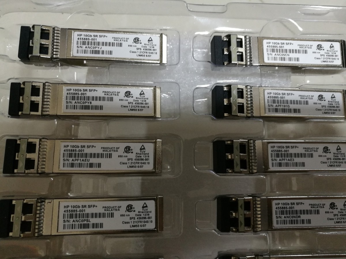 HP 10Gbe 455883-B21 455885-001 456096-001 SFP Transceiver For BladeSystem C-Class