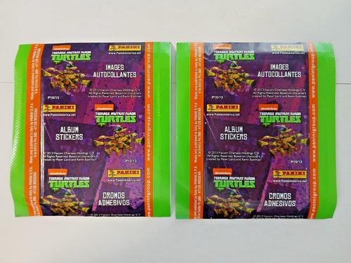 Teenage Mutant Ninja Turtles - 2 Packs (2013, Panini) sticker card pack lot - Picture 2 of 3
