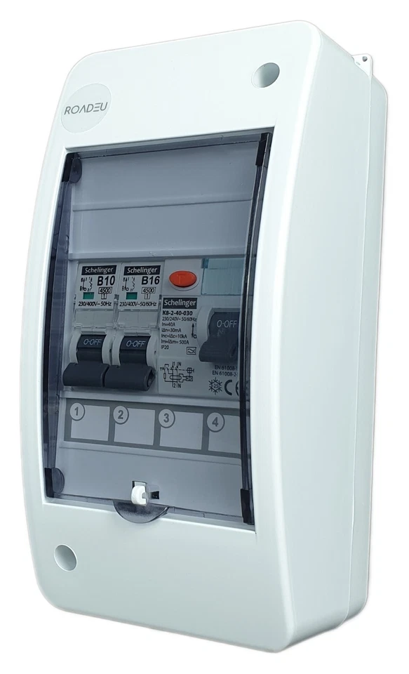 Leitungsschutzschalter, Sicherungskasten, Fi Schutzschalter 40A, B16 B10, 230V - Bild 4 von 4