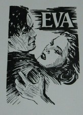 Einladung zur Urauff�hrung "Eva" Ingmar Bergmann 1955 (65067) 