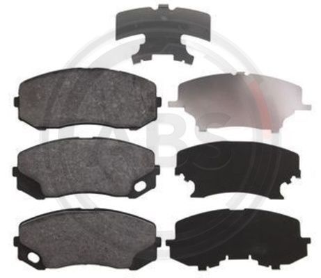 37772 A.B.S. Brake Pad Set, disc brake for MITSUBISHI