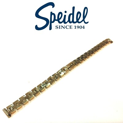 Bracelet De Montre Femme Speidel 686/17 Plaqué Or Jaune - Largeur 10mm