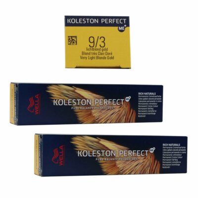 Wella Koleston 2 x 60 ml 9/3 lichtblond gold Set