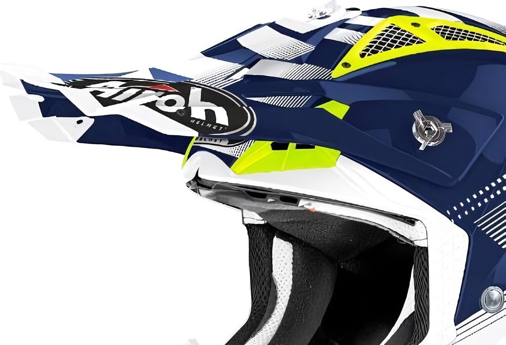 Airoh Aviator ACE Peak Nemesi azul brillante