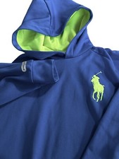Youth Boy Polo Ralph Lauren Big Pony Logo Hoodie size Medium 10