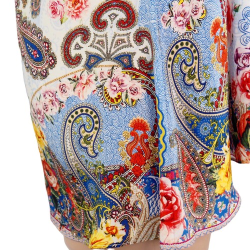 Camilla Silk Frida Freedom Top Size Small T-Back Sequins Designer rrp $379 NWT - Picture 8 of 14
