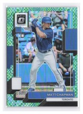 2022 Panini Donruss Optic Matt Chapman #151 Green Dragon Prizm /99