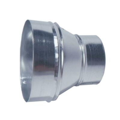 Master Flow Round Reducer HVAC Galvanized Steel Pipe Duct Ductwork 10 to 8  Inch 50206926109 | eBay