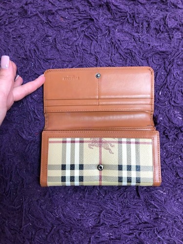 Burberry Wallet Nova Check Canvas Leather - Picture 7 of 24