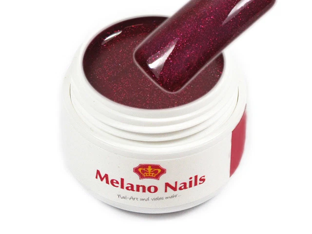 MELANO NAILS Gel UV Brillo Hecho en Alemania 5 ml Pulpo Brillo