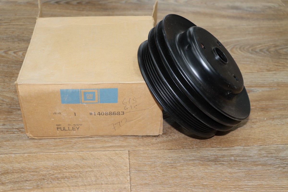 NOS GM 14088683 pulley crankshaft (3 grooves) (cbn) for