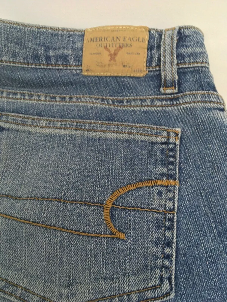 American Eagle Women's Jeans Size 8 Long Stretch RN 54485 vintage