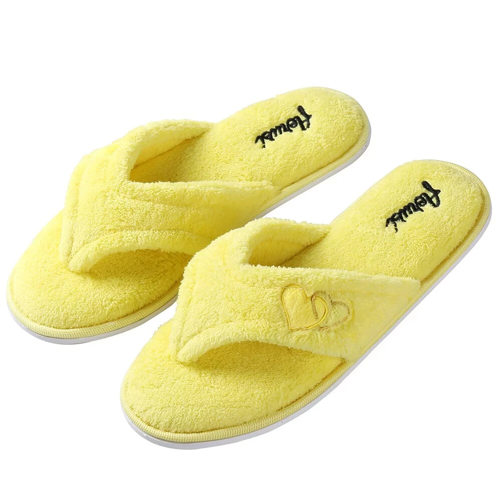 PANTOFOLA D’ORO Aerusi Splash Spa Ciabatta Peluche da Interno Donna Taglia 9 Giallo Antiscivolo Tinta Unita
