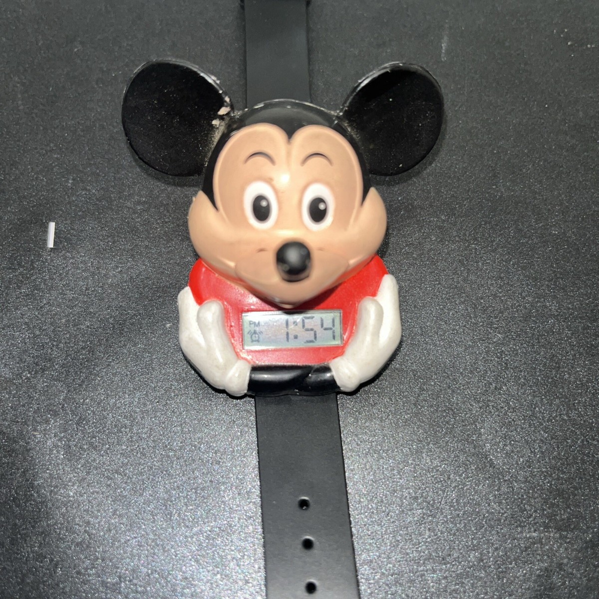 Vintage 1990 Mickey Mouse Talking Time Watch. In Very Good Working