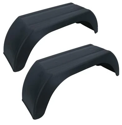 AB TOOLS Mudguard for Trailer Wheels 8" Plastic PAIR / Wing / Fender TR001