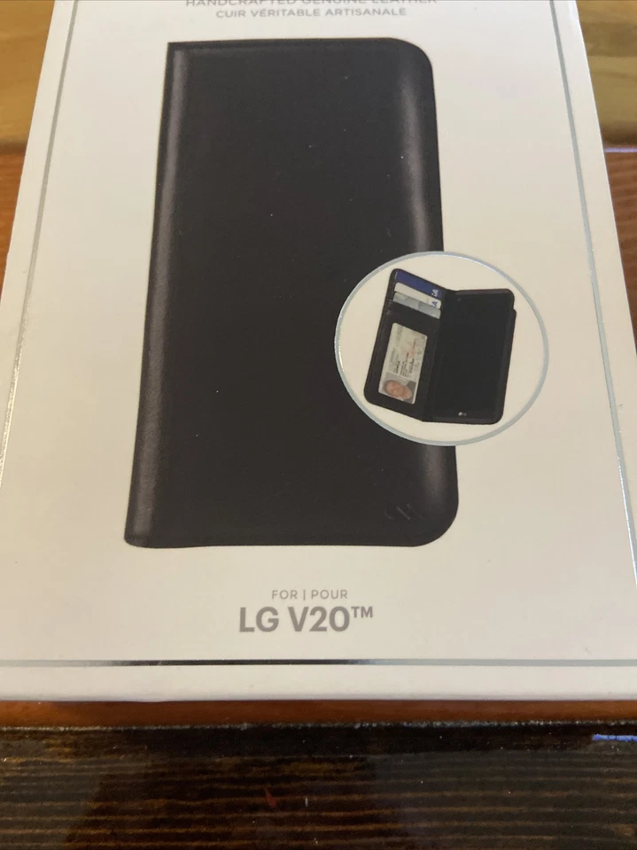 Case-Mate Wallet Folio Leather Case w/ Card Slots for LG V20 - Black  - Image 3 of 4