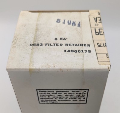 Lot 6 New Old Stock Willson R683 Replacement Respirator Filter 