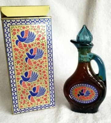 Vintage Avon PERSIAN PITCHER Bird Of Paradise 6OZ Foaming Bath Oil New Old Stock