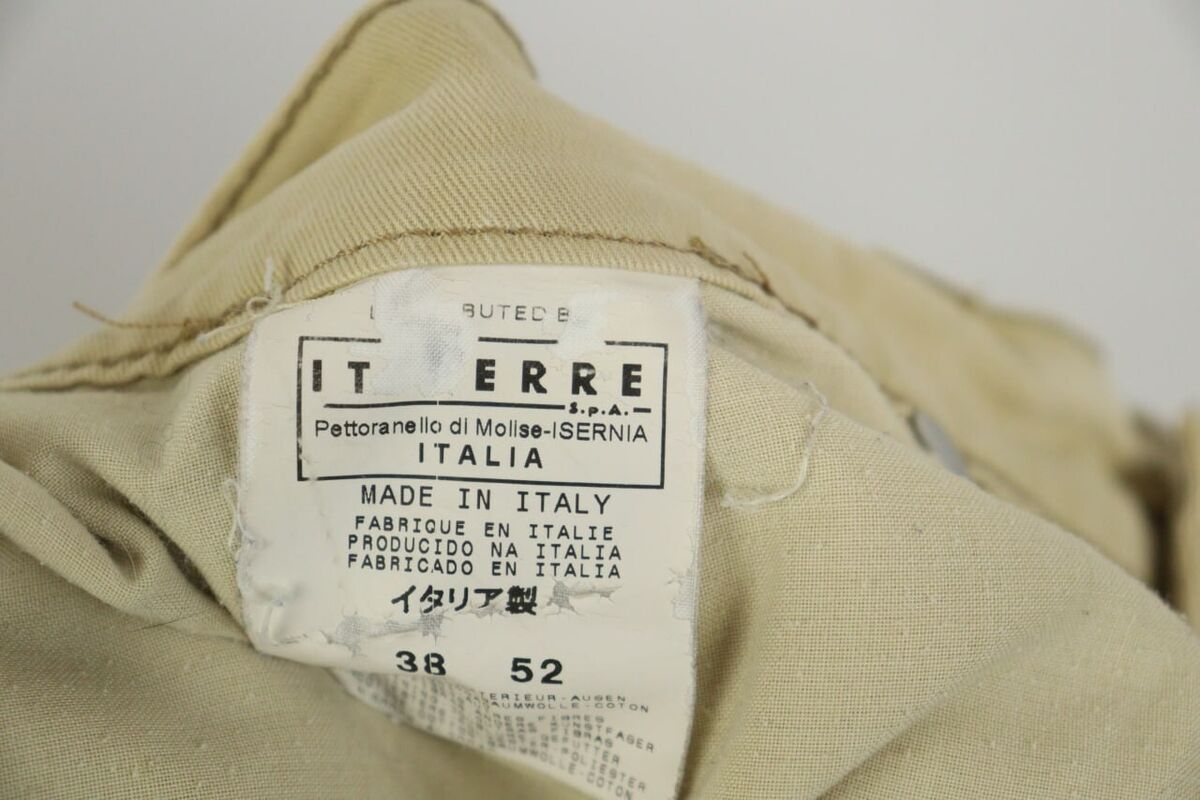 VERSACE JEANS COUTURE VJC Medusa Beige Straight Trousers VERSACE JEANS COUTURE VJC Medusa Beige Straight Trousers