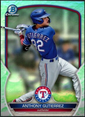 2023 Bowman Chrome Christian Cerda Lunar Glow Refractor BCP-56 Diamondbacks